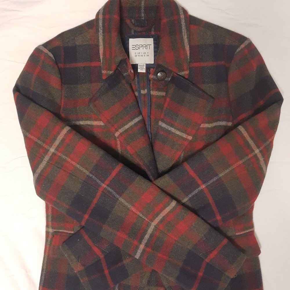 Vintage ESPRIT plaid blazer
